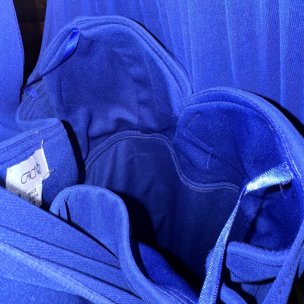 Cache Blue Halter Dress - Picture 4 of 4